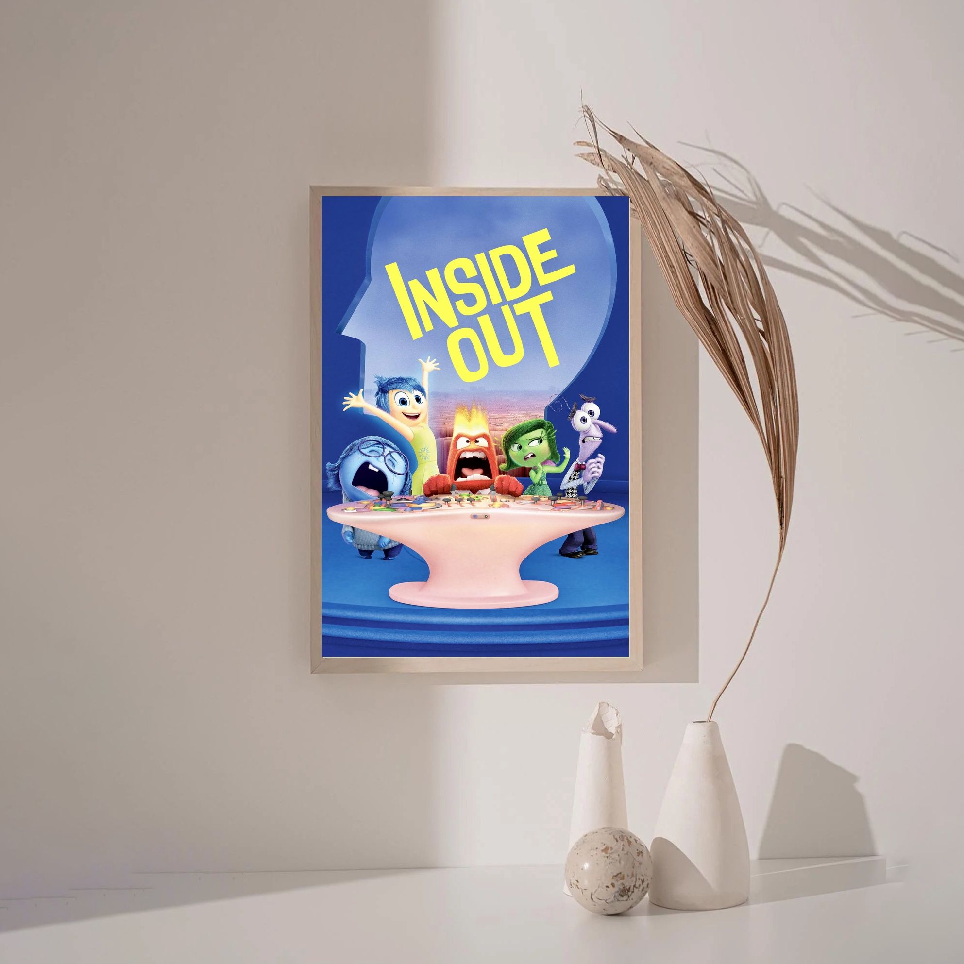 Inside Out 2 MOVIE Poster Canvas Wall Art Home Decor (No Frame)