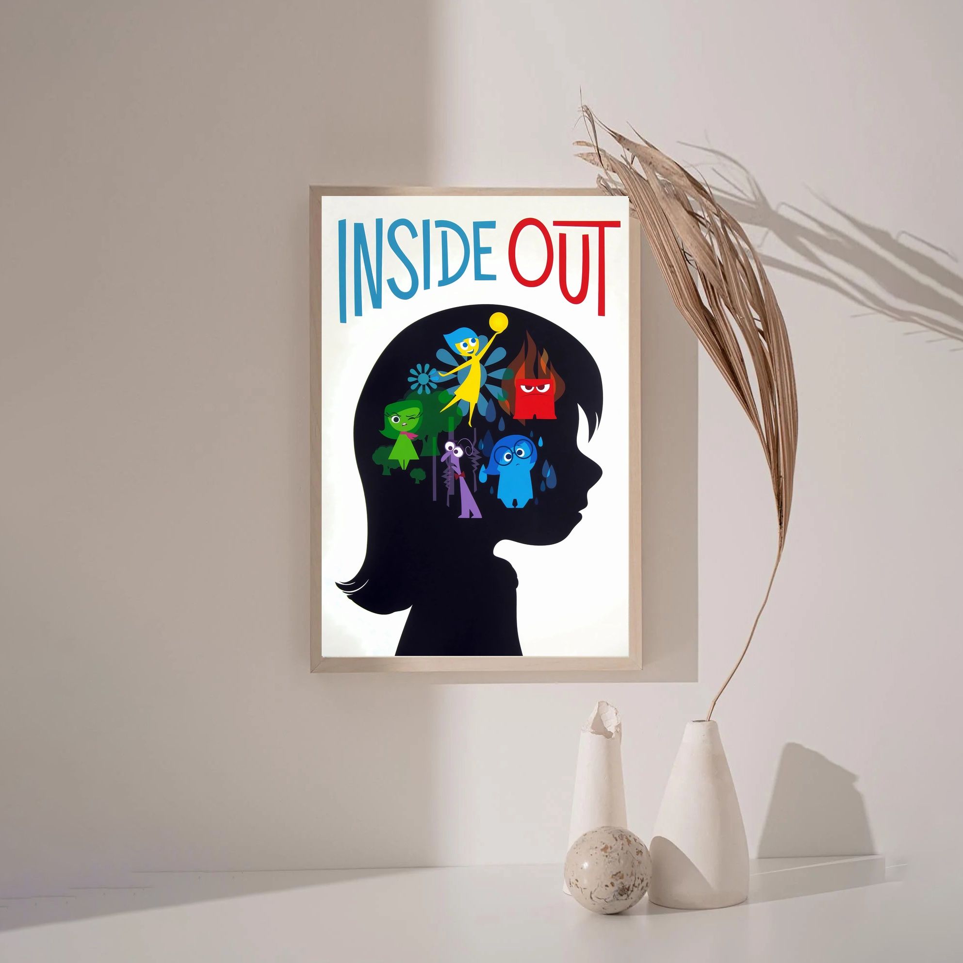 Inside Out 2 MOVIE Poster Canvas Wall Art Home Decor (No Frame)