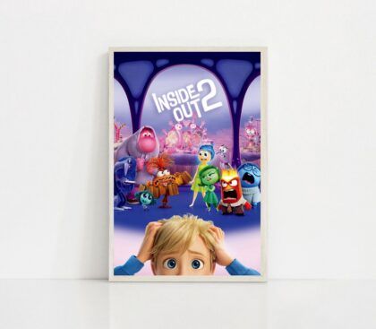 Inside Out 2  MOVIE Poster Canvas Wall Art Home Decor (No Frame)
