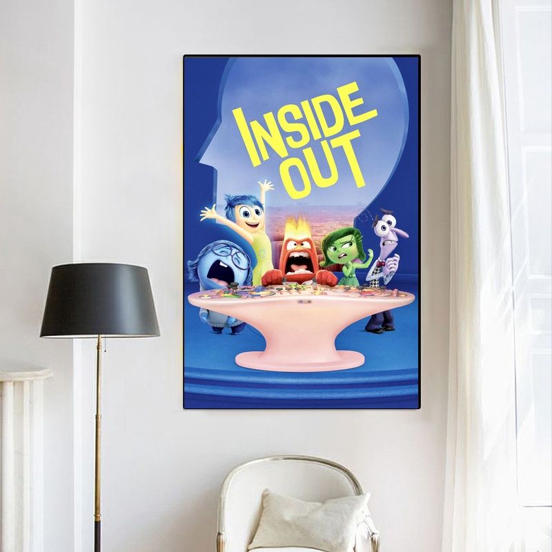 Inside Out 2 MOVIE Poster Canvas Wall Art Home Decor (No Frame) - Image 4