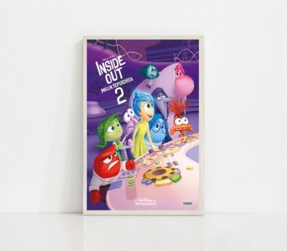 Inside Out 2  MOVIE Poster Canvas Wall Art Home Decor (No Frame)