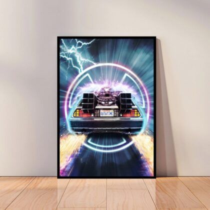 Back to the Future Movie Poster Canvas Wall Art Home Decor (No Frame)