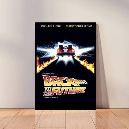Back to the Future Movie Poster Canvas Wall Art Home Decor (No Frame)