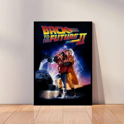 Back to the Future Movie Poster Canvas Wall Art Home Decor (No Frame)