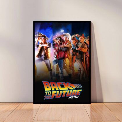 Back to the Future Movie Poster Canvas Wall Art Home Decor (No Frame)