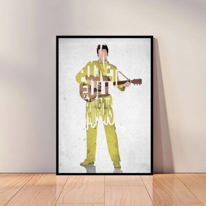 Elvis Presley Music Poster Canvas Wall Art Home Decor (No Frame)