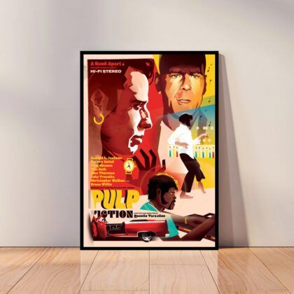 Pulp Fiction Movie Poster Canvas Wall Art Home Decor (No Frame)