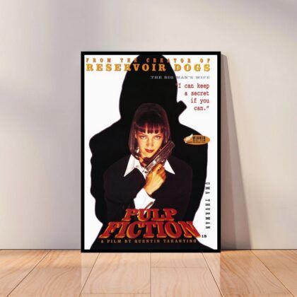 Pulp Fiction Movie Poster Canvas Wall Art Home Decor (No Frame)