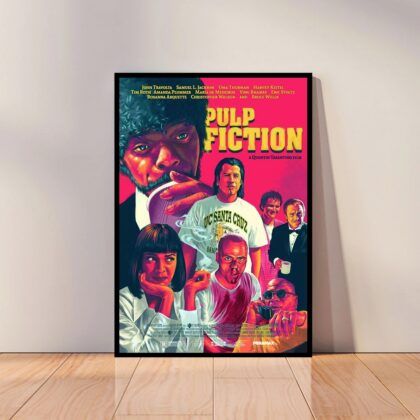 Pulp Fiction Movie Poster Canvas Wall Art Home Decor (No Frame)