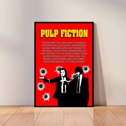 Pulp Fiction Movie Poster Canvas Wall Art Home Decor (No Frame)