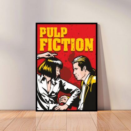 Pulp Fiction Movie Poster Canvas Wall Art Home Decor (No Frame)