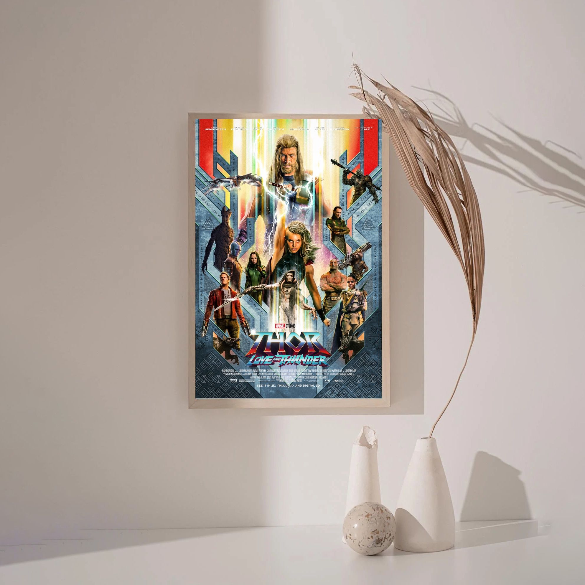 Thor Love and Thunder MOVIE Poster Canvas Wall Art Home Decor (No Frame)