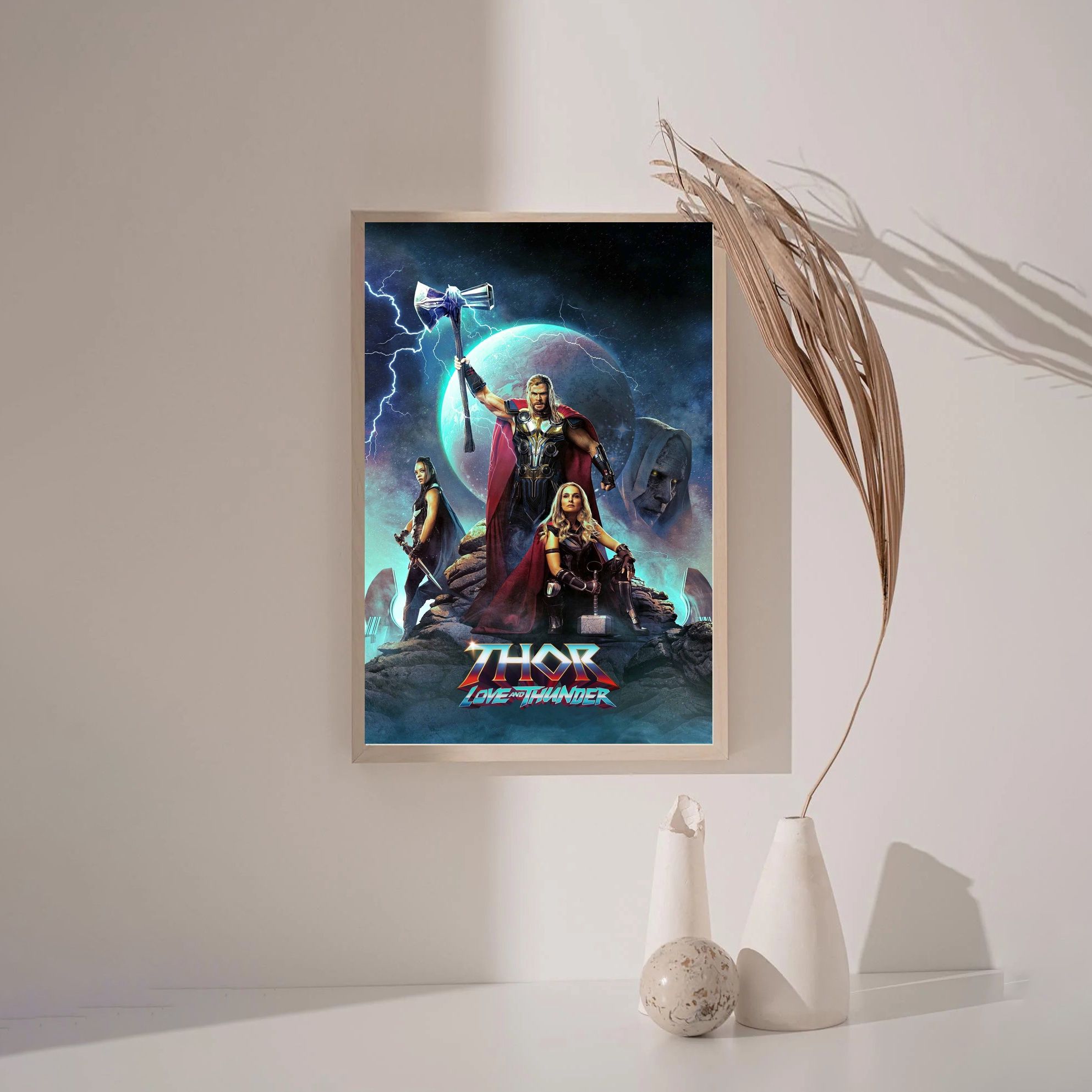 Thor Love and Thunder MOVIE Poster Canvas Wall Art Home Decor (No Frame) - Image 3