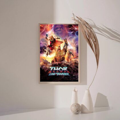 Thor Love and Thunder MOVIE Poster Canvas Wall Art Home Decor (No Frame)