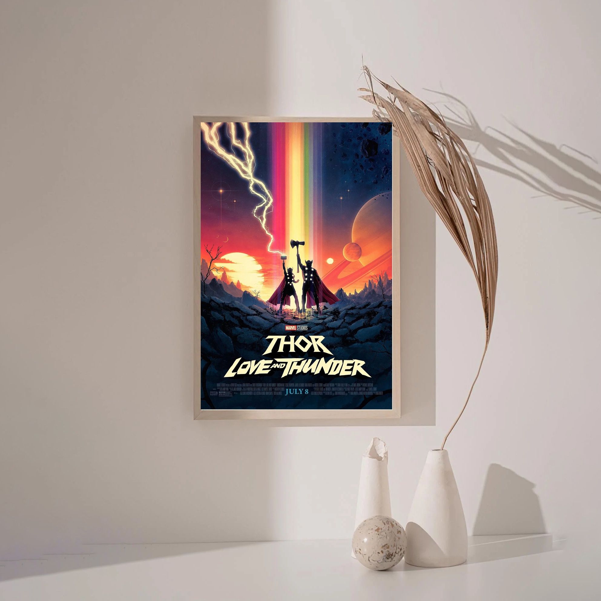 Thor Love and Thunder MOVIE Poster Canvas Wall Art Home Decor (No Frame) - Image 3