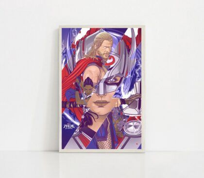 Thor Love and Thunder MOVIE Poster Canvas Wall Art Home Decor (No Frame)