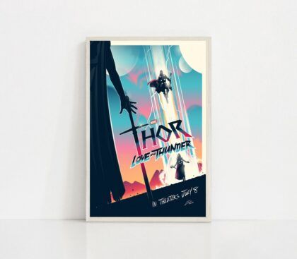 Thor Love and Thunder MOVIE Poster Canvas Wall Art Home Decor (No Frame)
