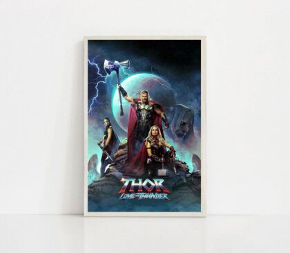 Thor Love and Thunder MOVIE Poster Canvas Wall Art Home Decor (No Frame)
