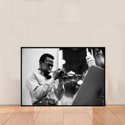 Miles Davis Poster Jazz Music Poster Canvas Wall Art Home Decor (No Frame)