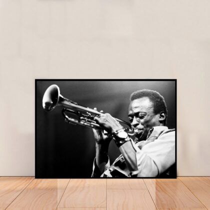 Miles Davis Poster Jazz Music Poster Canvas Wall Art Home Decor (No Frame)