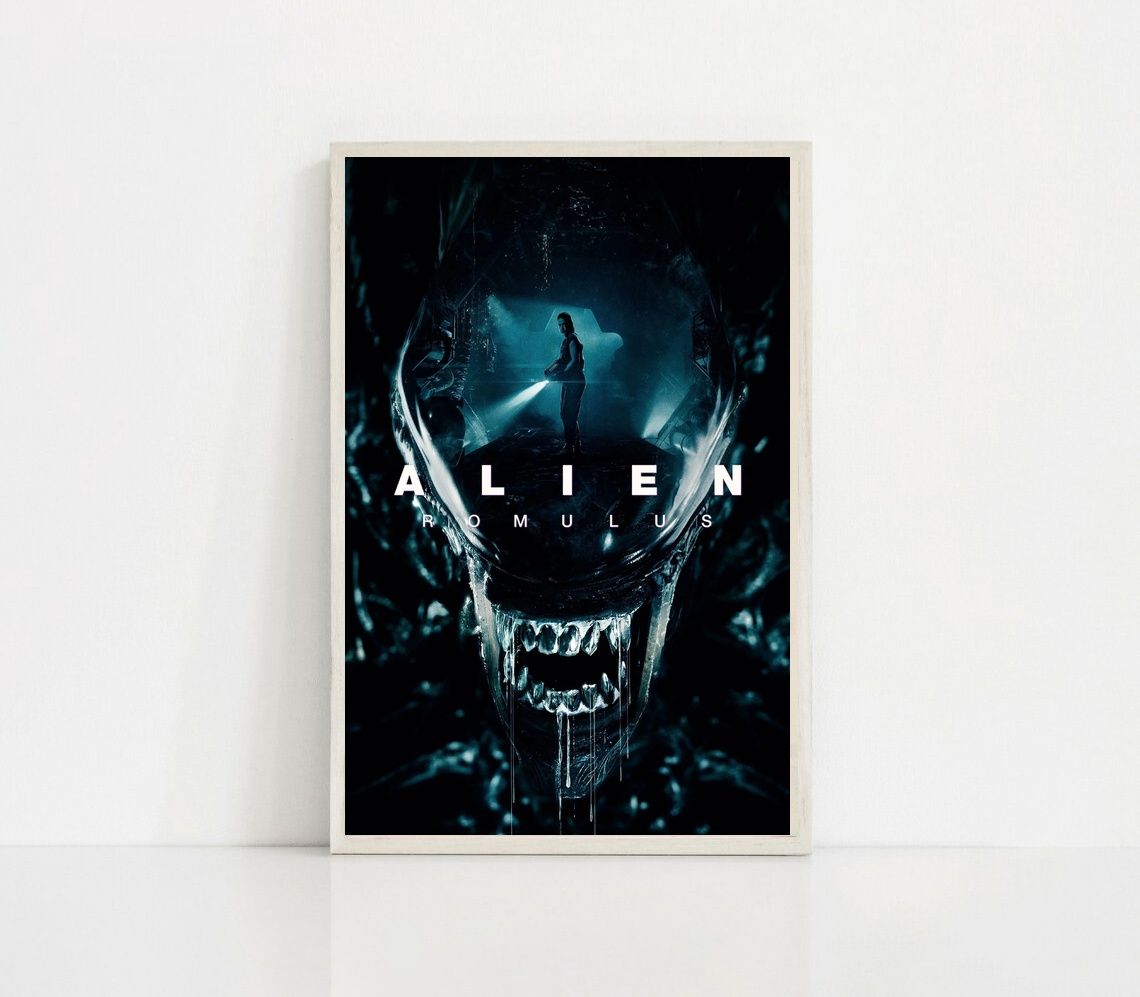Alien Romulus MOVIE Poster Canvas Wall Art Home Decor (No Frame) (Copy)