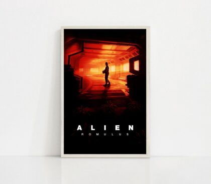 Alien Romulus MOVIE Poster Canvas Wall Art Home Decor (No Frame)
