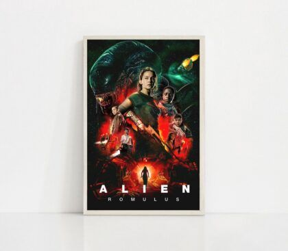 Alien Romulus MOVIE Poster Canvas Wall Art Home Decor (No Frame)