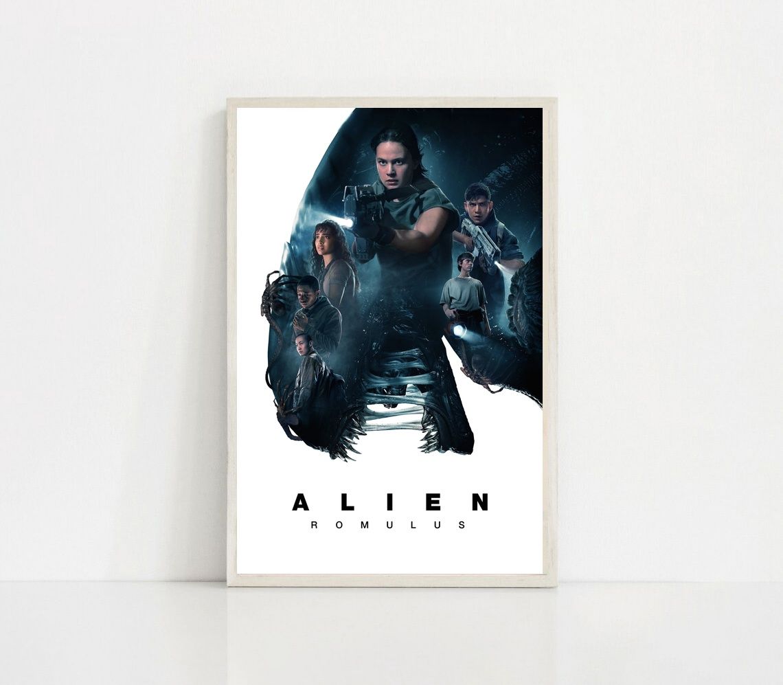 Alien Romulus MOVIE Poster Canvas Wall Art Home Decor (No Frame) - Image 2