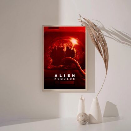 Alien Romulus MOVIE Poster Canvas Wall Art Home Decor (No Frame)