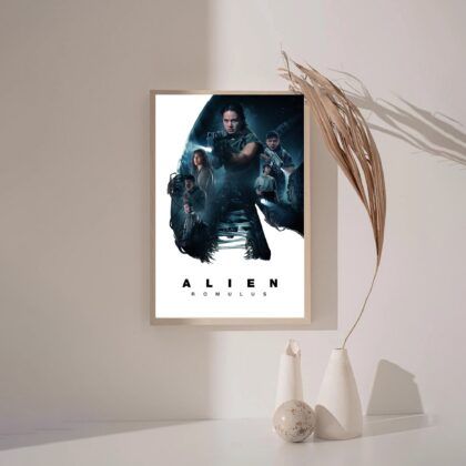 Alien Romulus MOVIE Poster Canvas Wall Art Home Decor (No Frame)