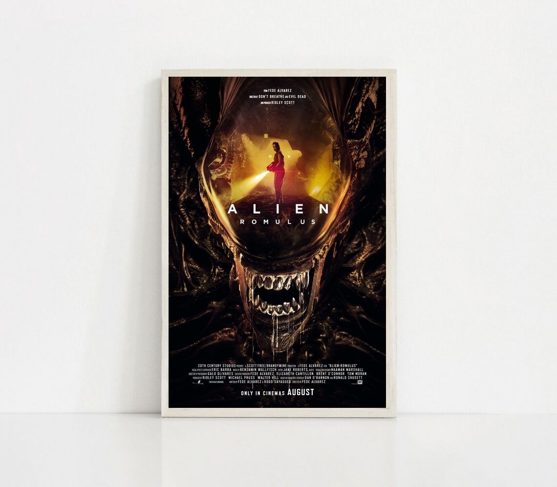 Alien Romulus MOVIE Poster Canvas Wall Art Home Decor (No Frame) - Image 2