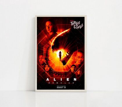 Alien Romulus MOVIE Poster Canvas Wall Art Home Decor (No Frame)
