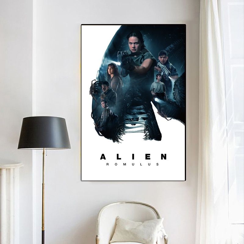 Alien Romulus MOVIE Poster Canvas Wall Art Home Decor (No Frame) - Image 4
