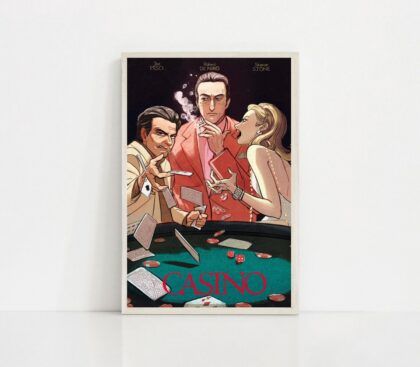 Casino 1995 MOVIE Poster Canvas Wall Art Home Decor (No Frame)