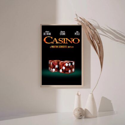 Casino 1995 MOVIE Poster Canvas Wall Art Home Decor (No Frame)