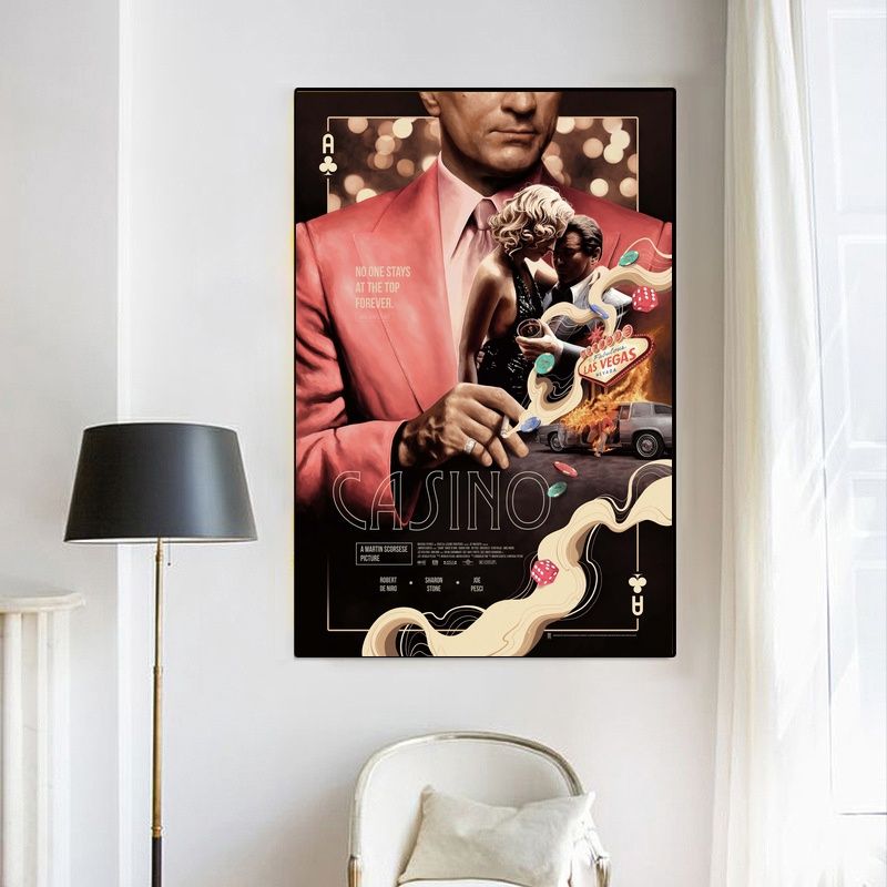 Casino 1995 MOVIE Poster Canvas Wall Art Home Decor (No Frame) - Image 4