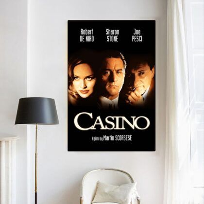 Casino 1995 MOVIE Poster Canvas Wall Art Home Decor (No Frame) (Copy)