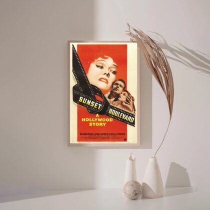 Sunset Boulevard MOVIE Poster Canvas Wall Art Home Decor (No Frame)