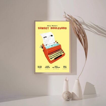 Sunset Boulevard MOVIE Poster Canvas Wall Art Home Decor (No Frame)