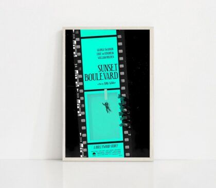 Sunset Boulevard MOVIE Poster Canvas Wall Art Home Decor (No Frame)