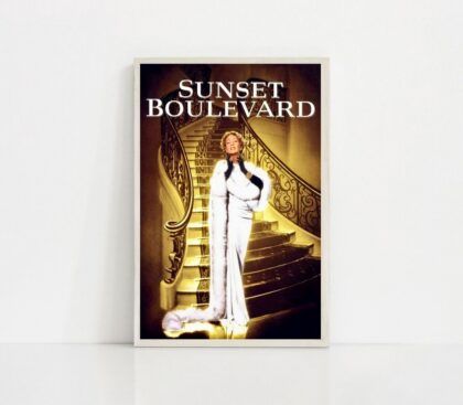 Sunset Boulevard MOVIE Poster Canvas Wall Art Home Decor (No Frame)
