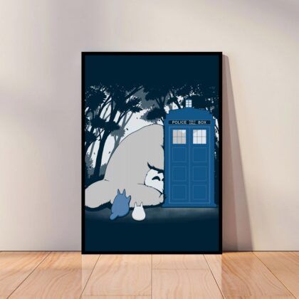 My Neighbor Totoro Anime Poster Canvas Wall Art Home Decor (No Frame)