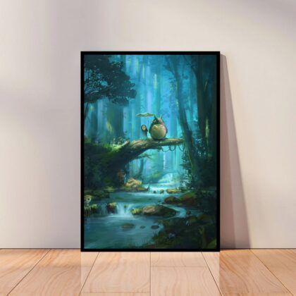 My Neighbor Totoro Anime Poster Canvas Wall Art Home Decor (No Frame)