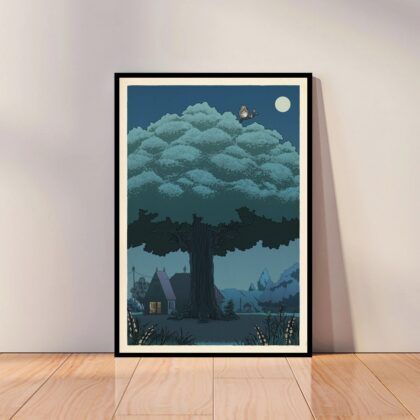 My Neighbor Totoro Anime Poster Canvas Wall Art Home Decor (No Frame)