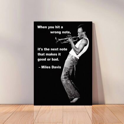 Miles Davis Poster Jazz Music Poster Canvas Wall Art Home Decor (No Frame)