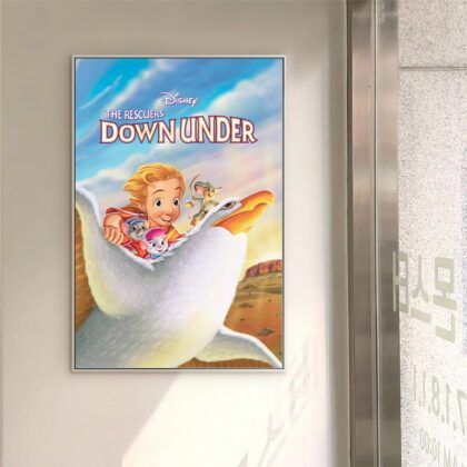 The Rescuers MOVIE Poster Canvas Wall Art Home Decor (No Frame)