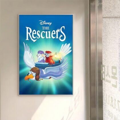 The Rescuers MOVIE Poster Canvas Wall Art Home Decor (No Frame)