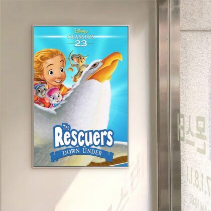 The Rescuers MOVIE Poster Canvas Wall Art Home Decor (No Frame)