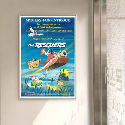The Rescuers MOVIE Poster Canvas Wall Art Home Decor (No Frame)