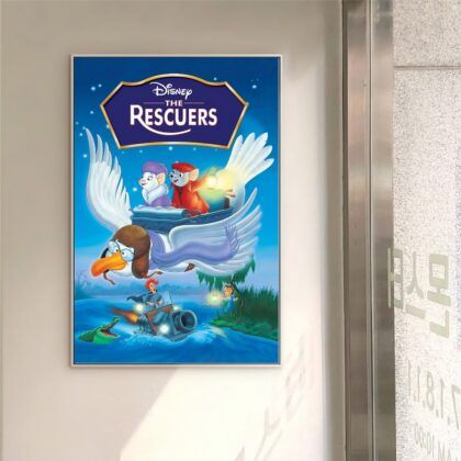 The Rescuers MOVIE Poster Canvas Wall Art Home Decor (No Frame)